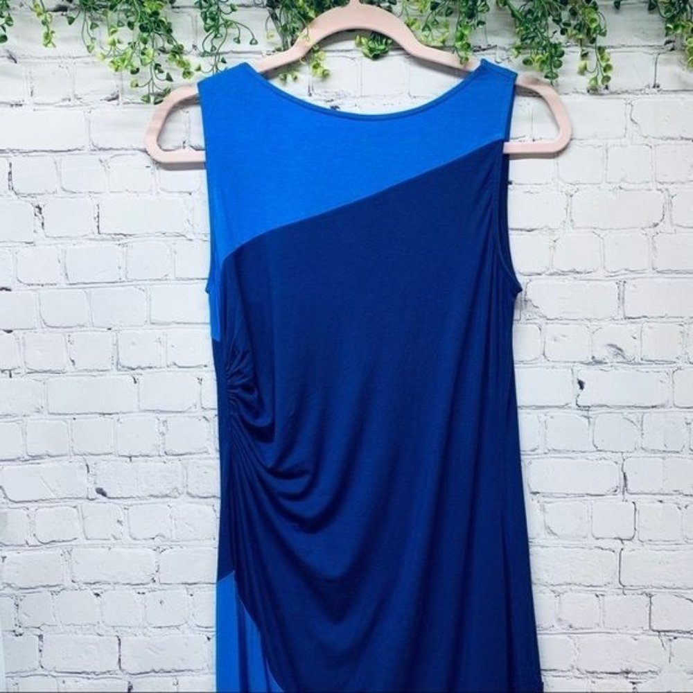 Tommy Bahama | Blue Color Block Side Ruching